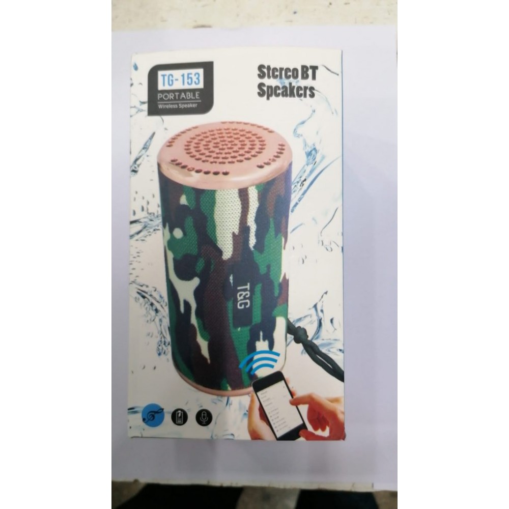 Portable Wireless Speaker Output 5W Model TG-153 10 Meters Range